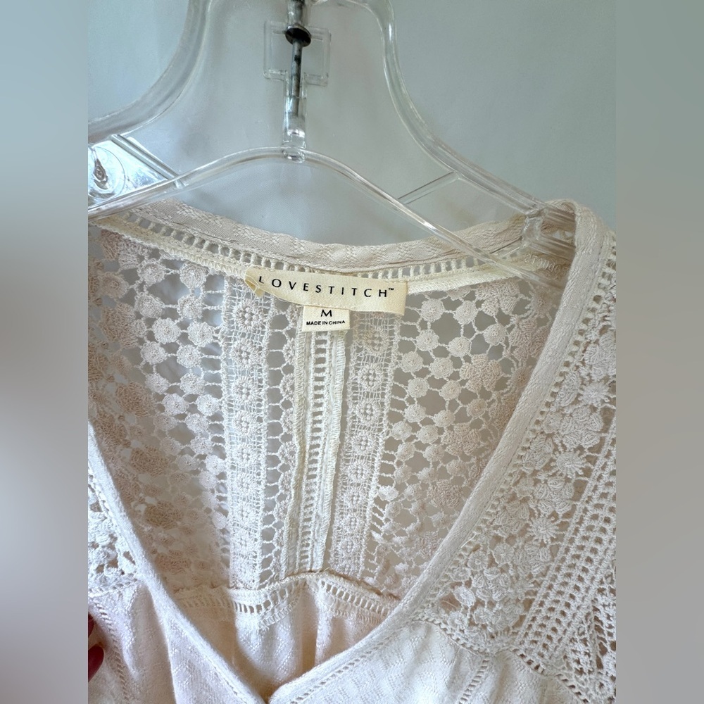 Love Stitch crochet lace top - Picture 10 of 11